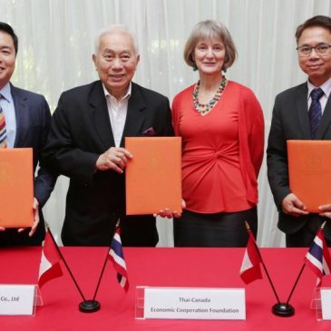 KKU joins the Canada-Thailand Economic Cooperation Foundation and Brain Cloud Company to develop a program that responds to the present-day need and incorporates necessary future skills