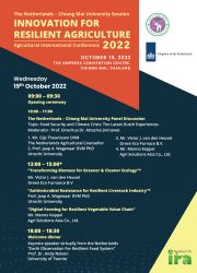 INNOVATION FOR RESILIENT AGRICULTURE – Agricultural International Conference 2022