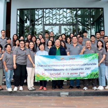 Research and Graduate Studies Division by the Research Administration Division Organize a project to transfer plans to operations. Fiscal year 2024 at Nakhon Ratchasima Province.