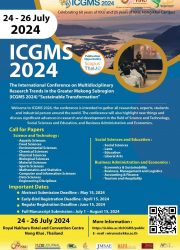 The International Conference on Multidisciplinary Research Trends in the Greater Mekong Subregion (ICGMS 2024)