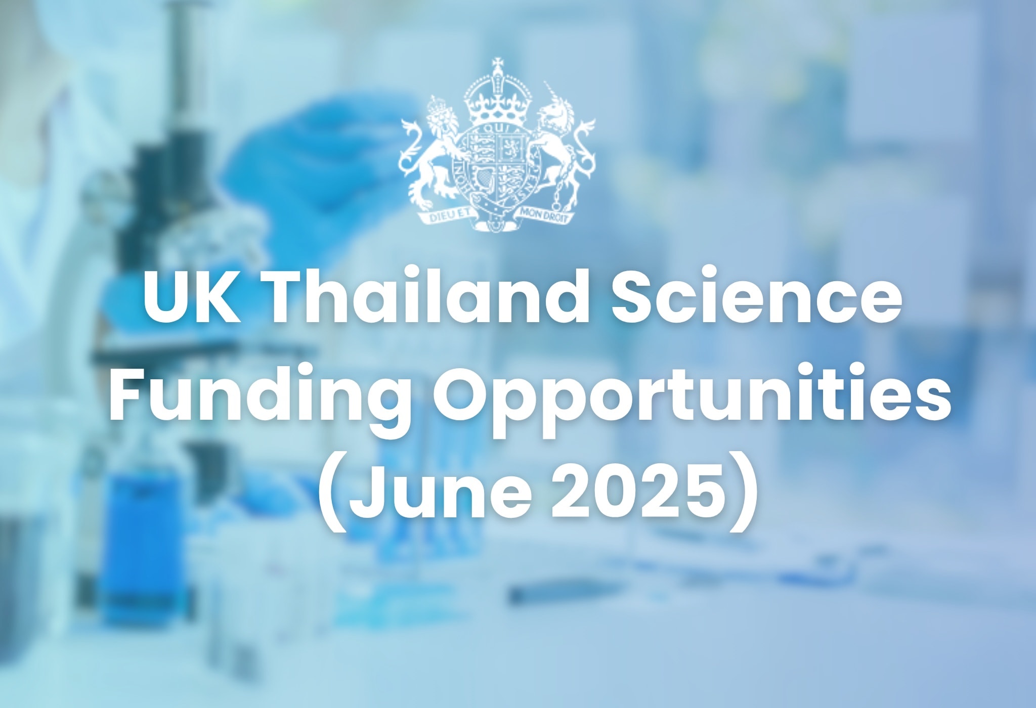 เปิดรับสมัครทุนภายใต้  UK Science and Research Funding Opportunities